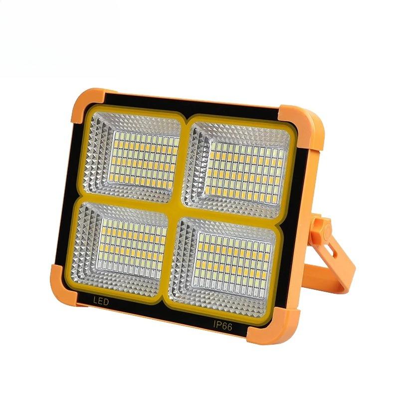 Rechargeable Solar Street Lamp Outdoor LED Solar Flood Light External Solarlight Emergency Camping Light Type-C Hanging Lantern