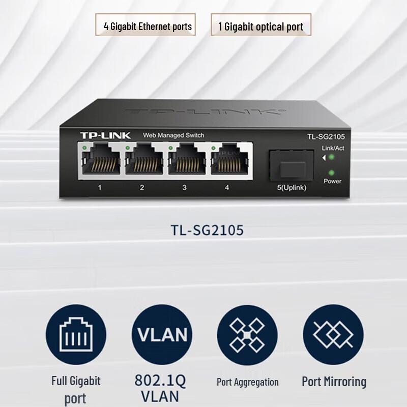Tp-Link 5-Port Gigabit Web Managed Switch
