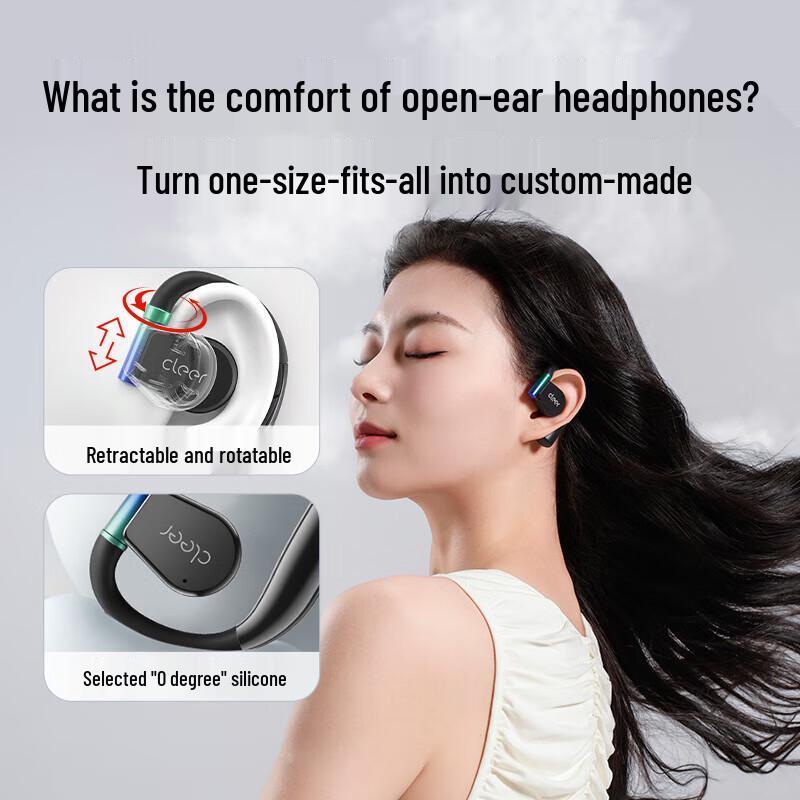 Cleer ARC 3 MAX Open-Ear AI Noise Cancelling Sport Earbuds with Dolby Audio