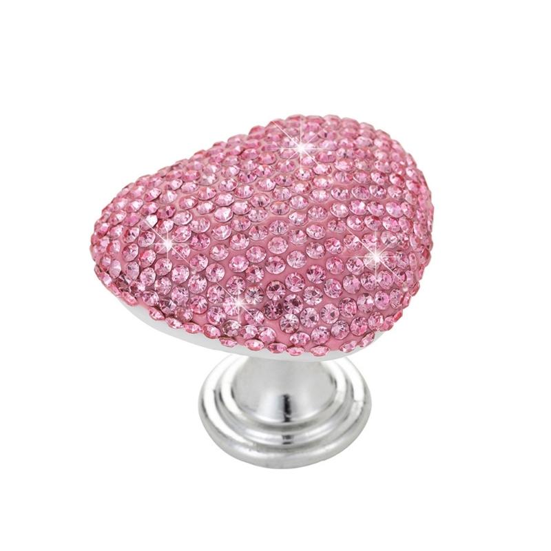 Car Push Start Button Heart Shape Engine Start Buttons Cover Automotive Decorative lgnition Switches Rocker Lever