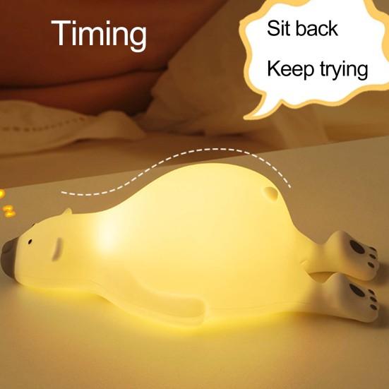 Cartoon-Nachtlampe, Augenschutz, dekorativ, lange Akkulaufzeit, umweltfreundliches Schlafzimmerlicht, Ornament-Dekor