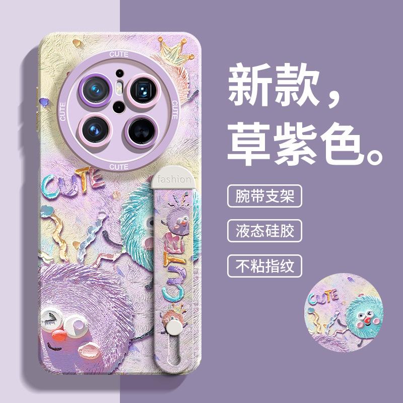Applicable To Huawei Mate70pro Mobile Phone Case New Creative Cartoon Mate70 Crayon Ball Mate60pro +
