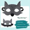 Children's Day Animal Masks: Frog & Tiger Cartoon Eye Masks for Kindergarten Performances