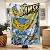 Bamse Print Blanket - Soft & Comfortable, for Bedroom, Travel, Sofa, Home Decoration - Birthday Christmas Gift for Friend