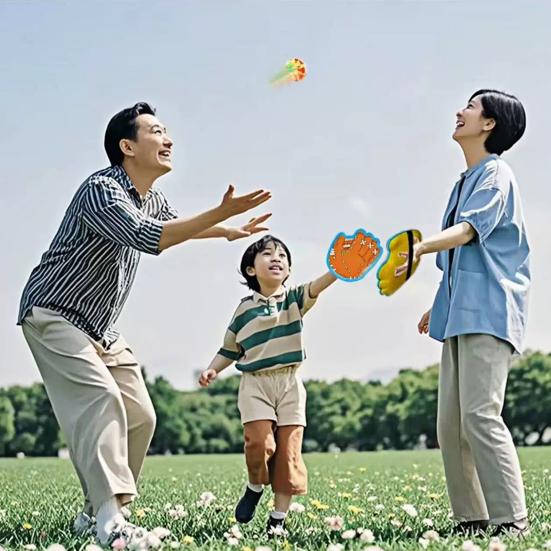 Werfen und Fangen Spiel Kinder Werfen Fangen Ball Set mit Schlägerbällen Outdoor Strandspielzeug Geburtstagsgeschenke für Jungen Mädchen 3-12 Jahre alt