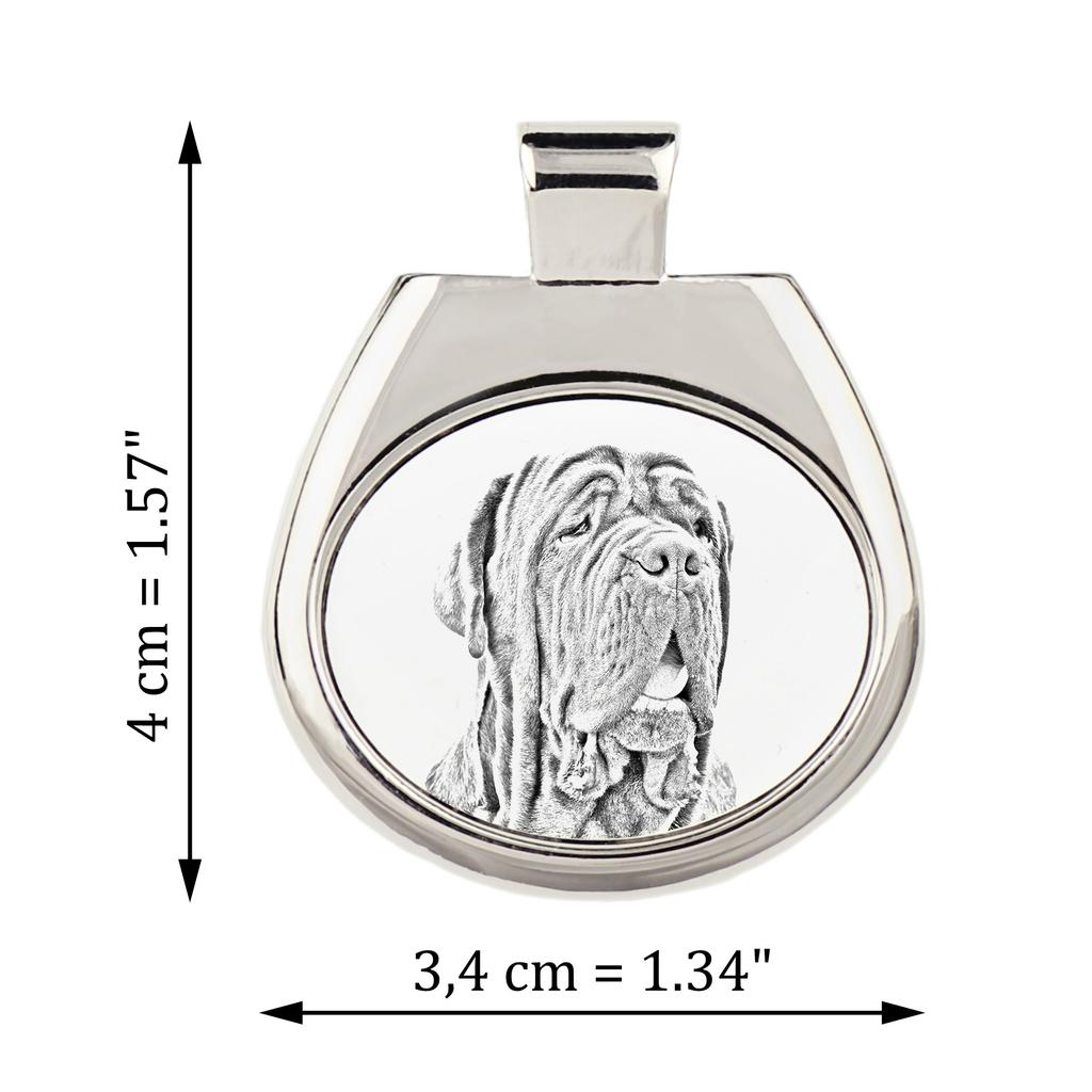 Neapolitan Mastiff, Mastino Napoletano – Dog necklace, personalized pendant with a photo | Art-Dog