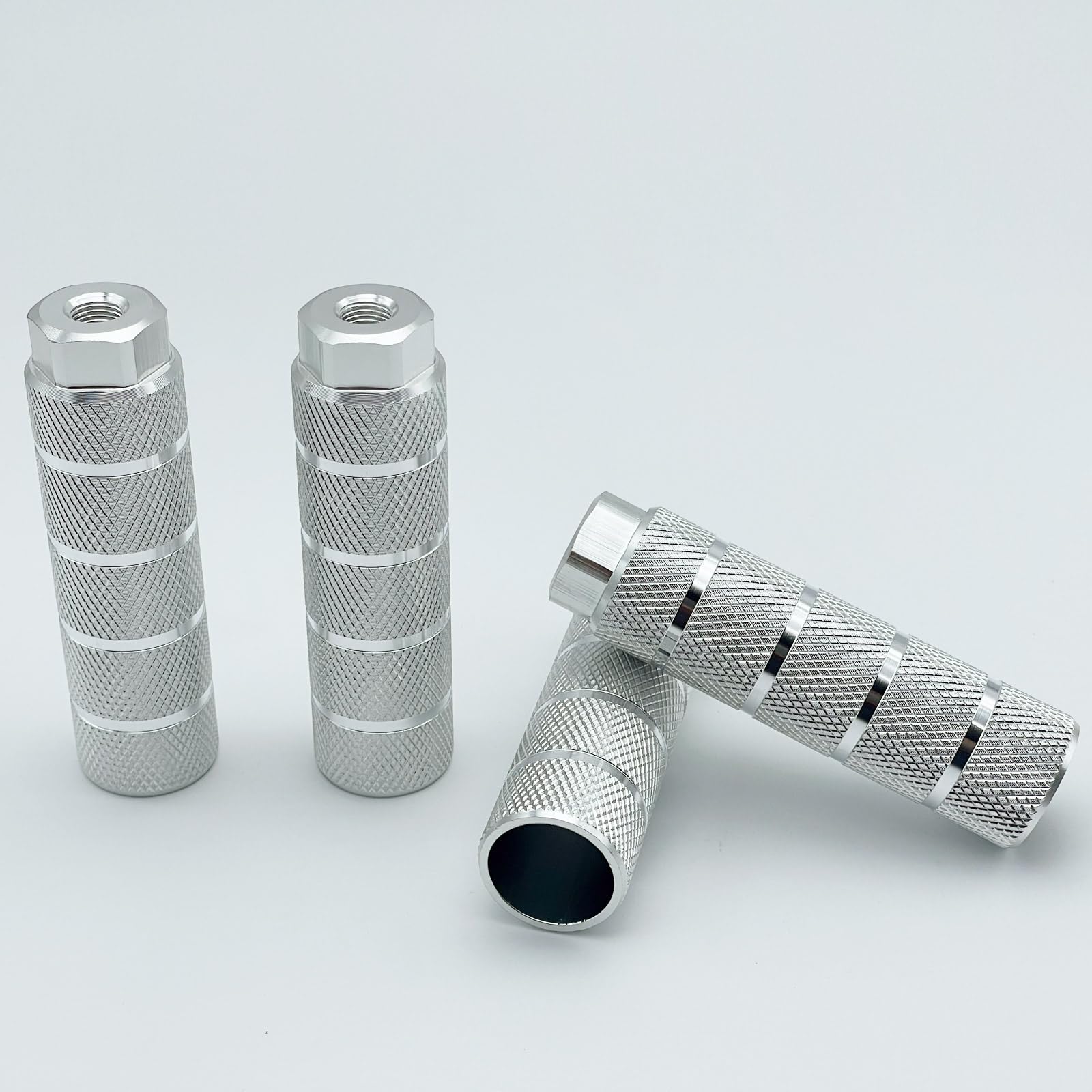 

Велосипедная алюминиевая втулка LEXOR, усиленная толстая защита для педалей, набор из 4 шт., для экстремального пляжного круизера, для горного велосипеда BMX, серебристый