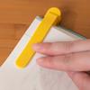 3/6pcs Simple Book Spare Parts Non-Deforming Automatic Bookmark Silicone Bookmark  Business