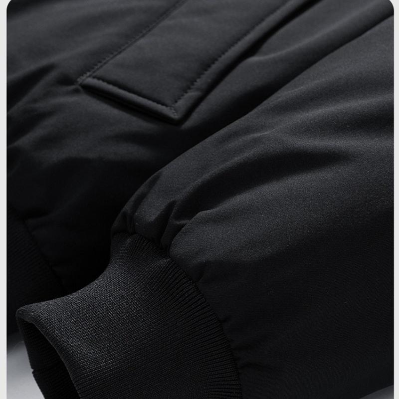 Thickened Cotton Jacket Men's Winter Baseball Collar Solid Color Loose Cotton Jacket Couple Models Warm Cotton Jacket Coat Fashion Casual Jacket