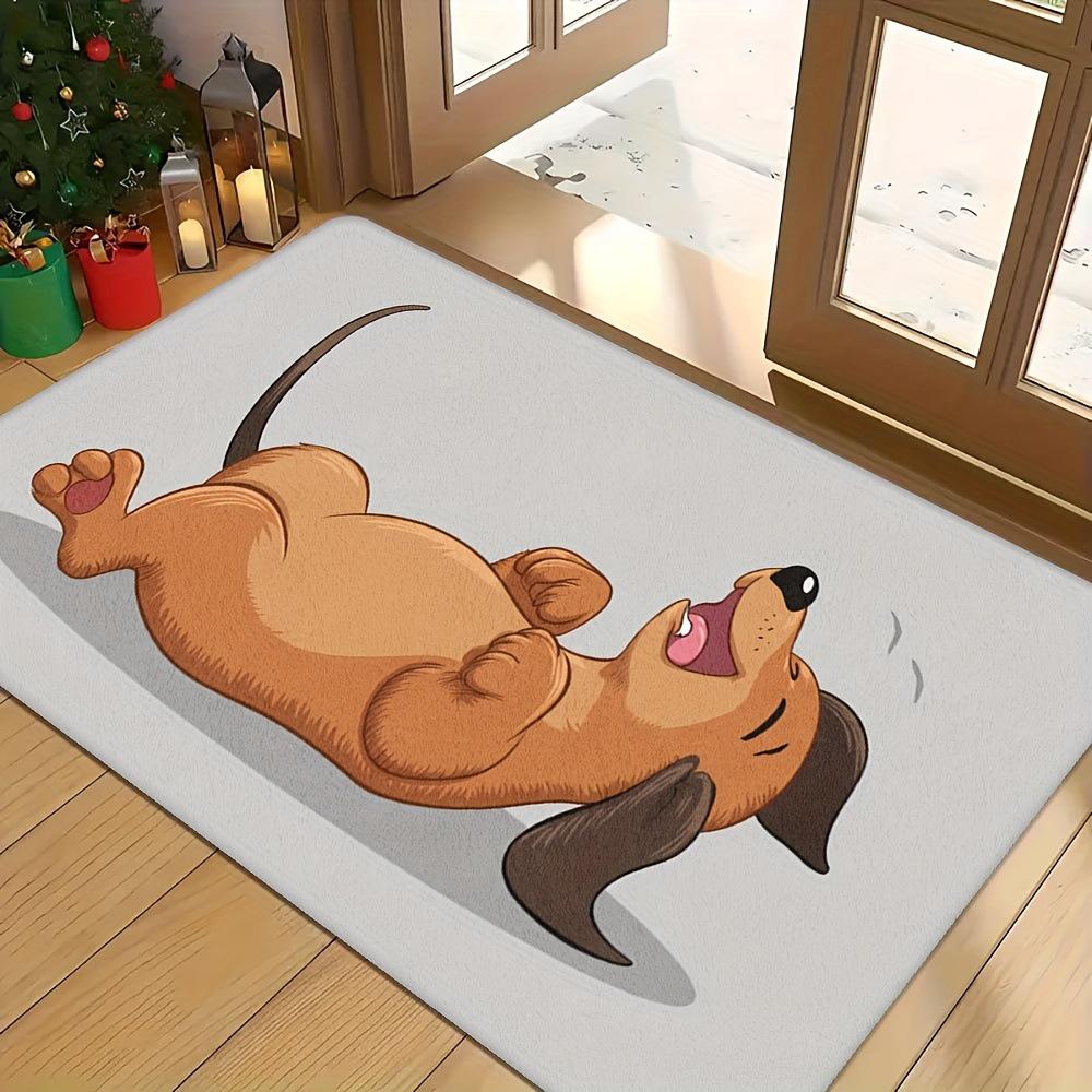 

Cartoon Crystal Velvet Non-slip Floor Mat for Living Room/Bathroom - Wear-resistant & In Stock 40 x 60 cm