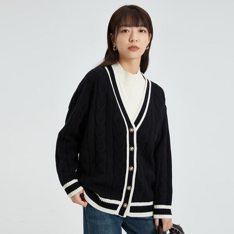 Women's Versatile V-Neck Knit Cardigan