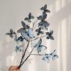 3D Printed Butterfly & Withered Branch Floral Art Ornament | Monet Garden-Inspired Artificial Flower Arrangement Decor