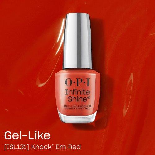 

[OPI][Infinite Shine Gel-Like] ISL 131 - Knock `Em Red 15ml