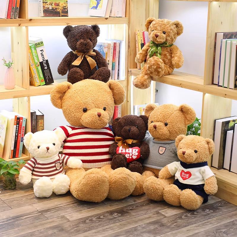 Large Cute Teddy Bear Plush Toy - Perfect for Weddings, Claw Machines, or Gifting