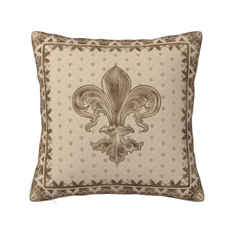 Custom Royal Standard Napoleon France Flag Pillow Case French Empire Coat Of Arms Chair Cushion Cover Square Pillowcase