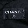 CHANEL [Good Condition] 16B P54617V37240 CC Logos Plate Front Pleated Tweed dress 34 blackUsed