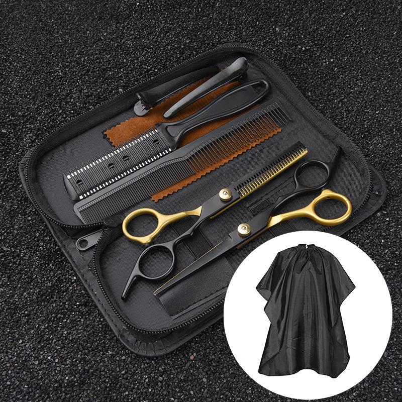 Stainless Steel Hairdressing Scissors & Thinning Shears Set for Cutting and Styling