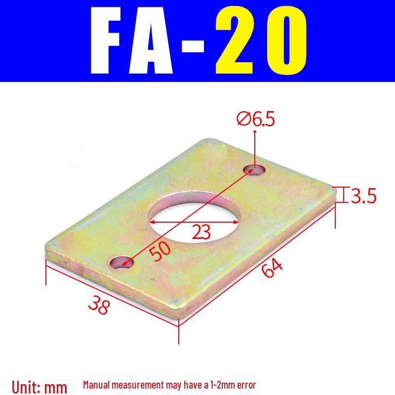 MAL Mini Cylinder Y-type Bracket Mounting Base Flange Connector SDB Foot