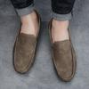 Slip-on Office Flat Men's Leather Shoes Non In Promotion Common Legitimate Social High Quality 2025 New Male Casual Shoe