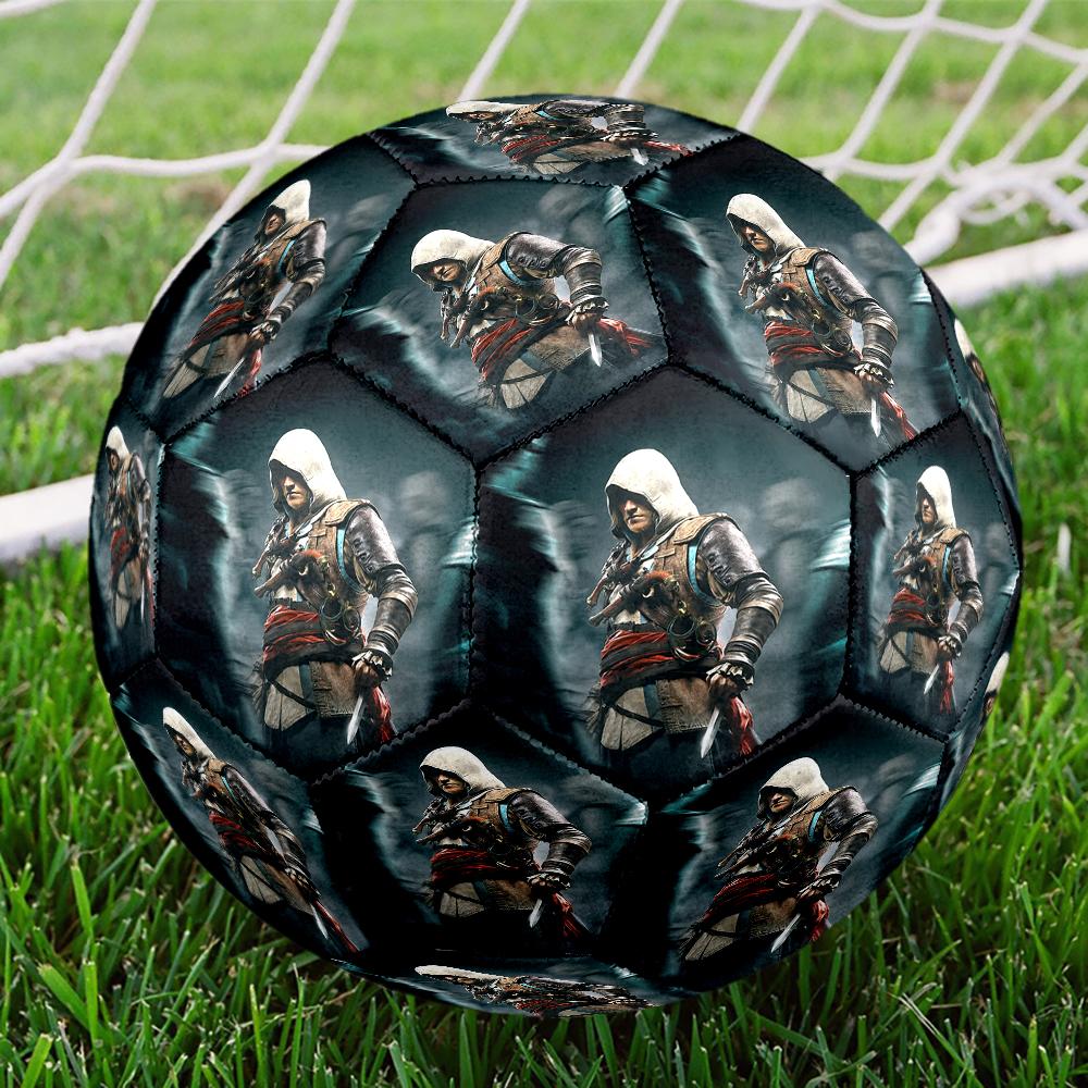 Assassin's Creed Theme Size 5 Soccer Ball, Suitable for Both Indoor and Outdoor Matches, a Gift Suitable for Everyone.
