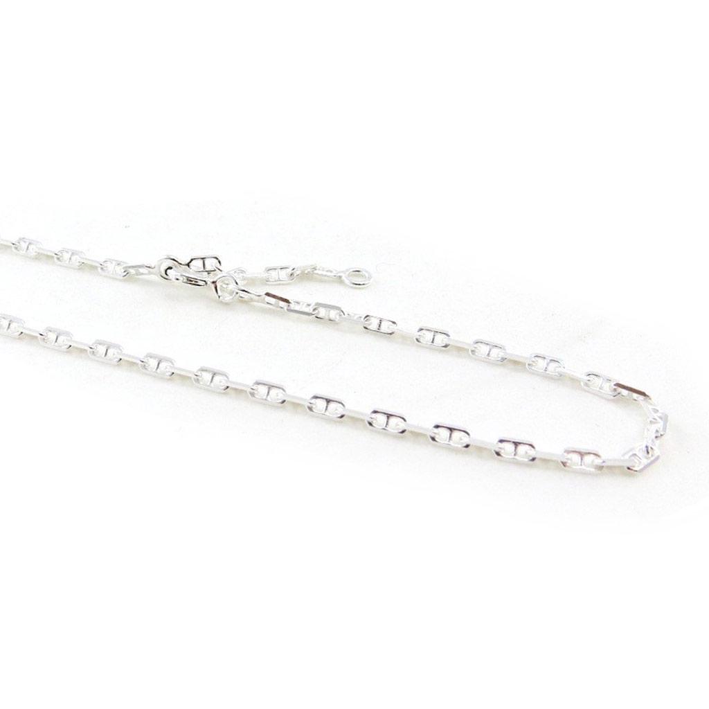 Les Trésors De Lily [J0127] - Stříbrný kotníkový řetízek 'Marine'