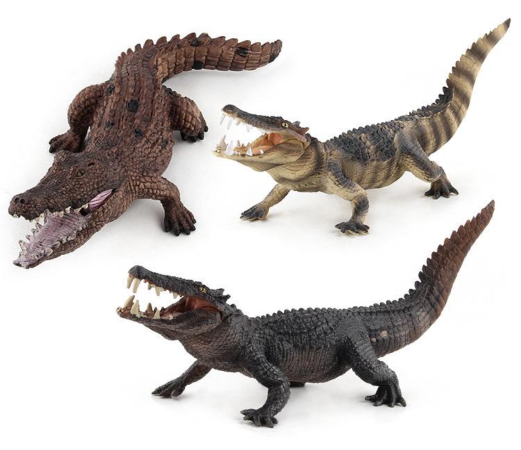 Multistyle PVC Crocodile Wildlife Model Static Ornament