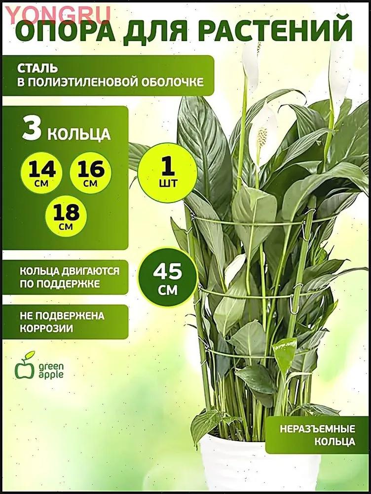 

Садовые принадлежности Опоры для растений, Цветочные подставки, Каркасы для вьющихся растений One Size зелёный