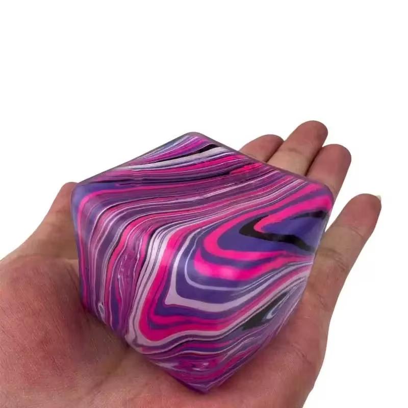 Kleurrijk Knijp IJsblokje Maltose Decompressie Fidget Knijpen & Stressverlichting Bureauornament voor Vriend Volwassenen Anti-Stress Cadeaus