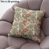 Vintage Floral Pillow Covers Pattern Cushion Cover Suitable for Sofa Bedroom Car Pillow Cover