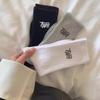 Men's and Women's Matching Spring/Autumn Style Non-Cotton Sports Trend Sweat-Absorbing Anti-Odor Letter Patterned Stockings