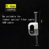 100pcs Cable Clips 4/6/8/10/12/14/16/20mm Cable Wire Clips Nail In Cable Clips Cable Tacks Coaxial Nail Clamps  Nails For Cords