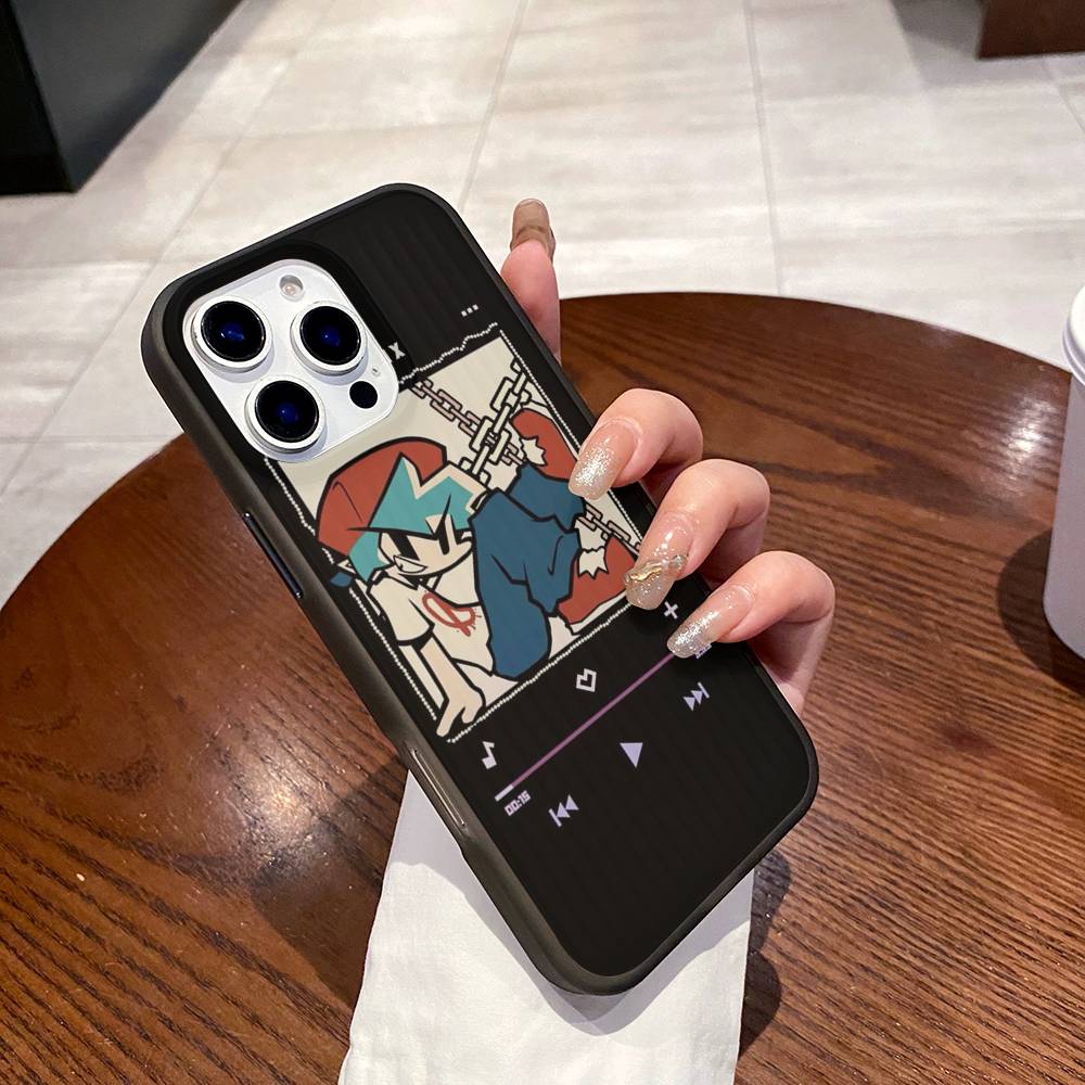 

Music Game Friday Night Funkin Phone Case For IPhone 17 16 15 11 12 13 14 Pro Max Soft Corrugated Silicone Cover Case iPhone 14pro max