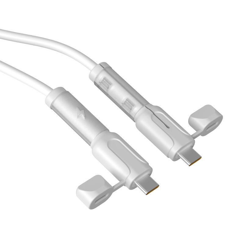 Miękki Silikonowy Organizer do Kabla Ładowarki Ochrona USB Typu C Rękaw Ochronny Zapobiegający Złamaniu do Linii Danych Telefonu