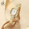SK Gold Women's Luxury Waterproof Quartz Watch with Steel Band