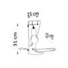 Lampa Biurkowa Arby 1 E27 Biały Sollux Sl.0879