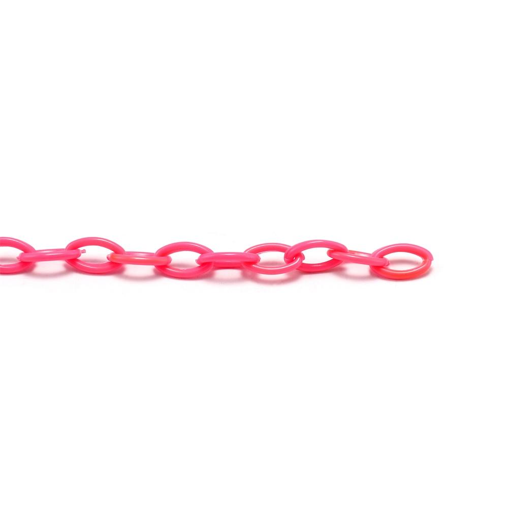 10pcs 50cm Colorful Acrylic Plastic Lobster Clasp Hook Link Chain For DIY Keychain Necklace Jewelry Making Connecter Accessories