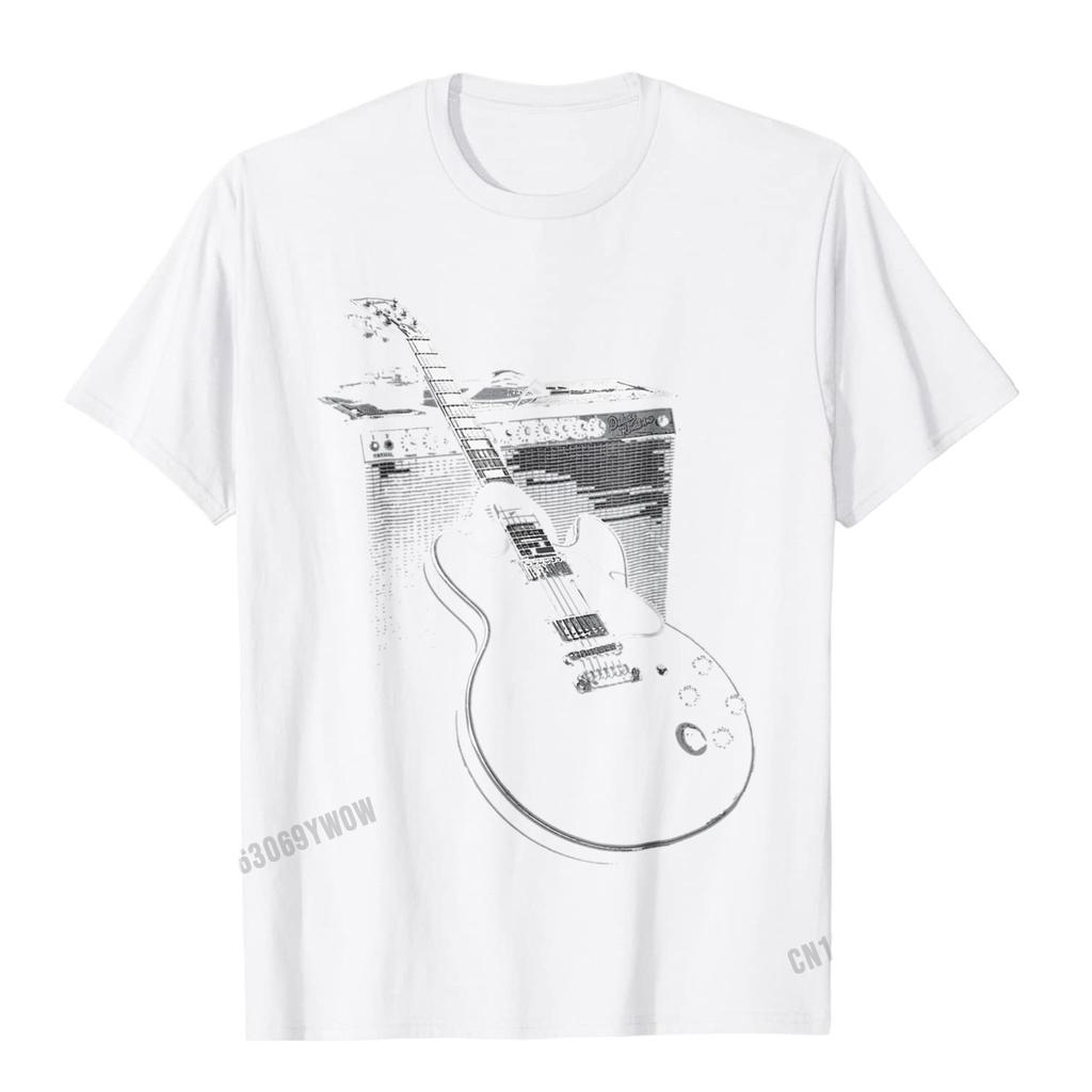 Legendary Blues Guitar And Amp T Shirt Camisas Men Special Printed T Shirts Cotton Men's Tops & Tees Printed On
