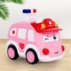 Plastic Pressing Police Car Toy For Kids With Push Drive And Visual Development