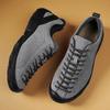 Fashion New Suede Leather Men Casual Shoes Male Comfortable Flat Shoes Trendy Sneakers For Men Lace Up Oxfords Soft Basic Outdoor Shoes