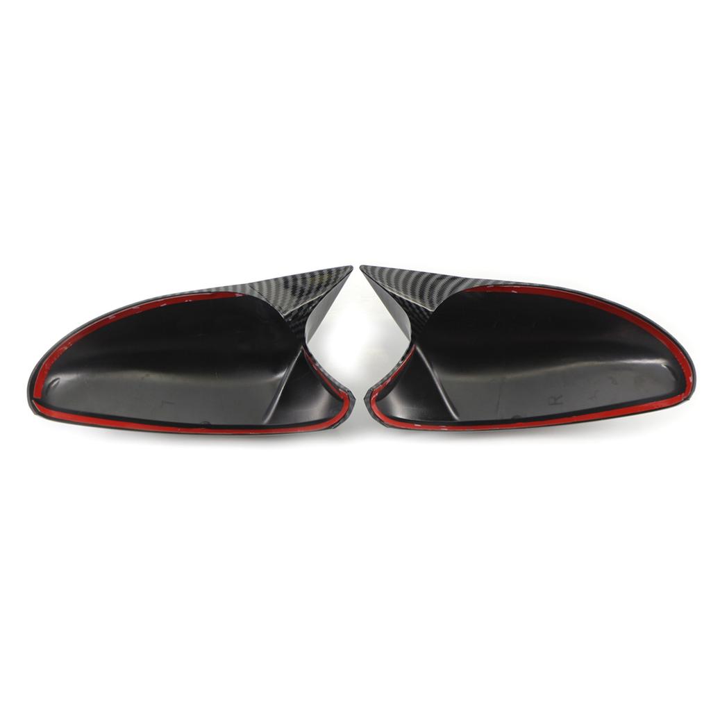 Carbon Fiber Side Mirror Cover Caps Replacement For BMW E90 E91 E92 E93 PRE LCI M3 Style