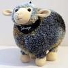 Sheep Plush Toy Ultra Soft Decorative Fluffy Kawaii Lamb Baby Accompany Sofa Toy for Birthday Gift
