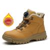 Drehknopf Sicherheitsstiefel Herren Damen Stahlkappe Sicherheit Arbeitsschuhe Durchstichsicher Schutz Arbeitssicherheitschuhe Größe 47 48