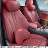 Car Neck Pillow Seat Cover Lumbar Support Headrest For VW GTI Polo Golf Passat B6 MK6 MK7 8 Tiguan Arteon CC Taigo T-ROC Hub Cap