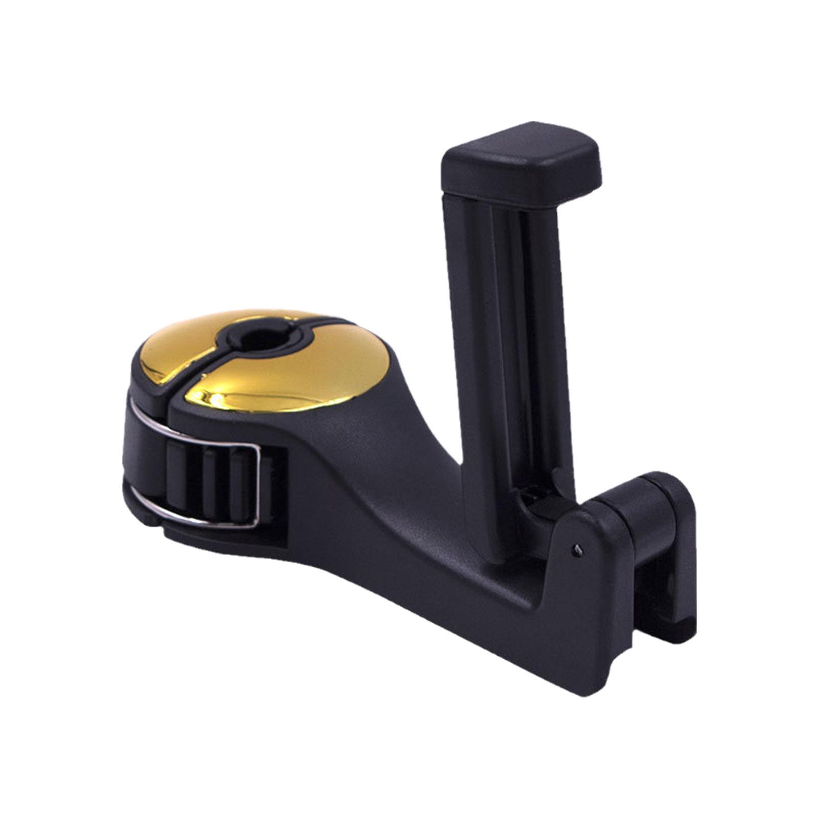 

Складний автомобільний гачок для підголівника - регульована універсальна багатофункціональна конструкція 2-в-1 для розміщення гаманців, сумок і мобільних телефонів