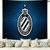 Club Brugge Wall Tapestry Aesthetic Wall Hanging Printed Fabric Blanket Decorative Tapestries for Bedroom Living Room Home Decor