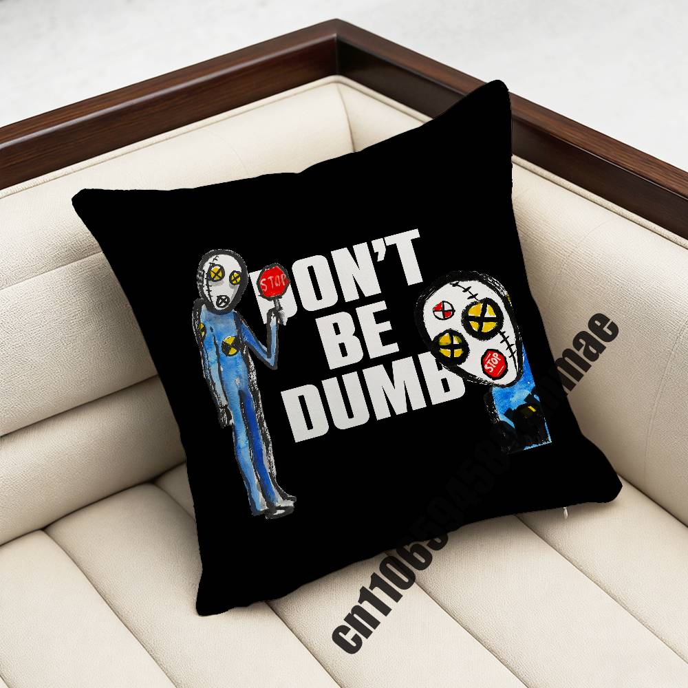 For A-A$Ap Rocky Dont Be Dumb A-Asap Throw Pillow Case Sham 45X45Cm 40X40Cm Square Car Pillowcase Pad Cushion Cover