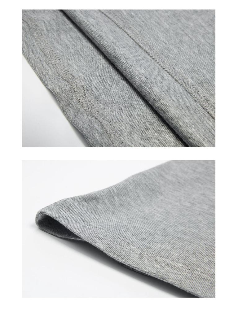 Elegant Gray Pleated High-Waist Maxi Skirt - A-line Spring Design