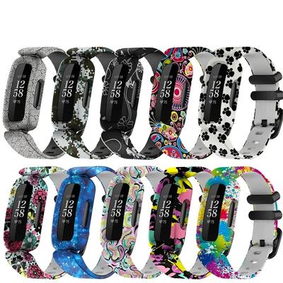 Nový silikonový náramek na zápěstí pro Fitbit Ace 3/inspire 2 Chytré hodinky Pásek Náhradní náramek pro děti Řemínky k hodinkám