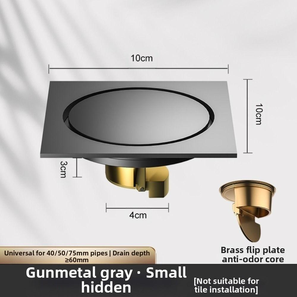 Anti-Odor Drain Valve Cover Dual Use Shower Trap Filter Bathroom Drain Plug  Shower Room