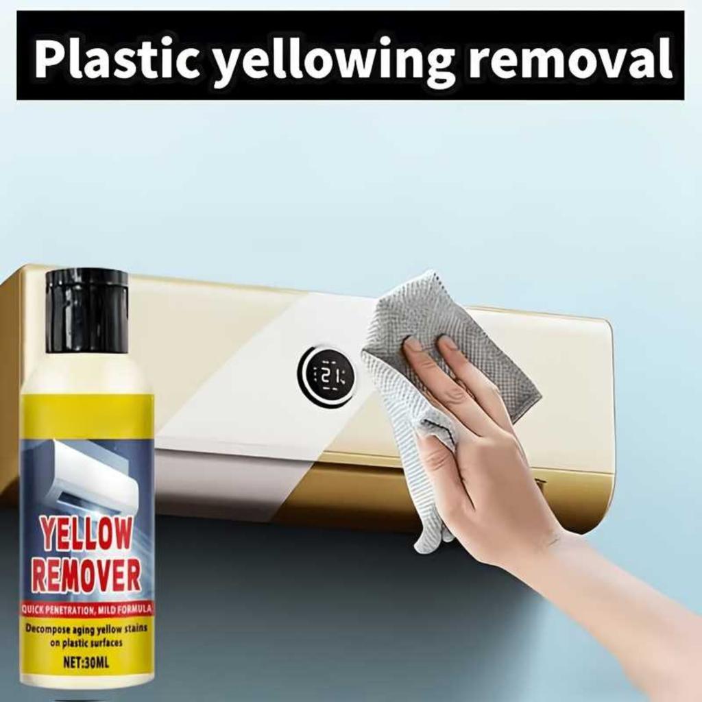Plastic Gele Vlekkenverwijderaar Vloeistof voor Oude Oppervlaktereiniging Multifunctionele Plastic Vlekbehandelingsoplossing met Milde Formule 30ml